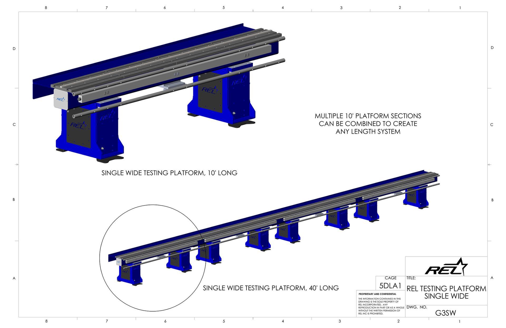 REL Engineered Solutions High Strain Rate Testing Elements Flat Base Schematic