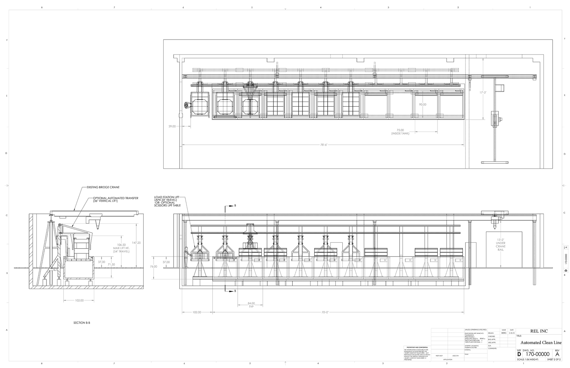 REL Engineered Solutions Metal Etch Automated Clean Line