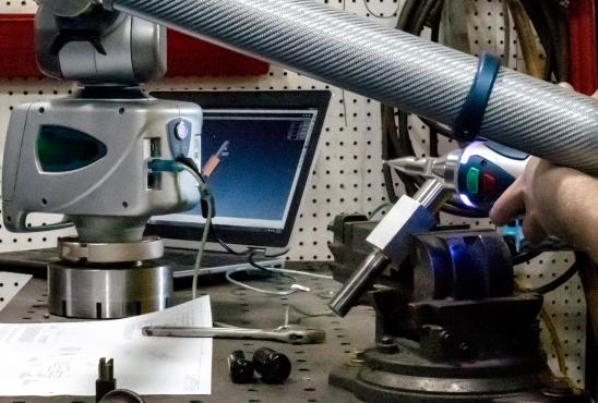 REL Industries Research Header Faro Arm